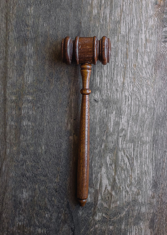 Judge's gavel - Harlow Law Firm PLLC
